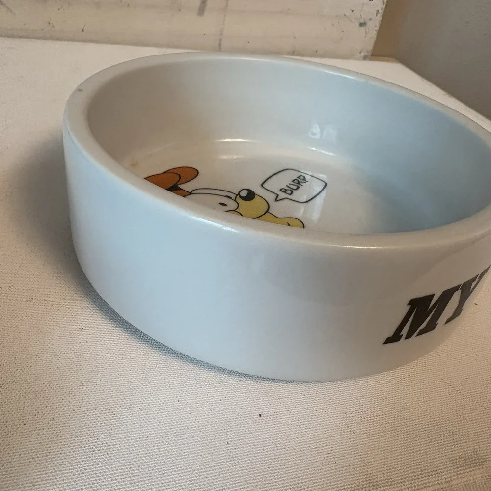 VINTAGE Pet Bowl Garfield Odie 